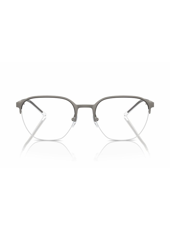 امبوريو ارماني إطارات نظارات بلاستيكية دائرية للجنسين 3003 - حجم العدسة: 54 مم - لون رمادي غير لامع - Image 3